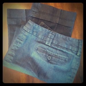 **ANN TAYLOR LOFT ** Dark Denim Capri Pants